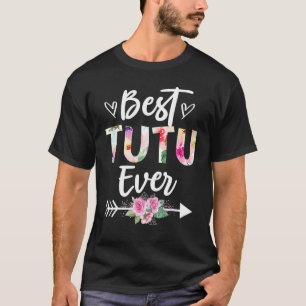 Camiseta Vovó Melhor Tutu Já Dia das Mães Flor Mulheres