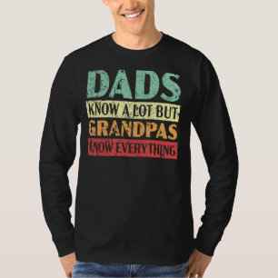 Camiseta Vovô Mens Sabe Tudo Vovô Vovô