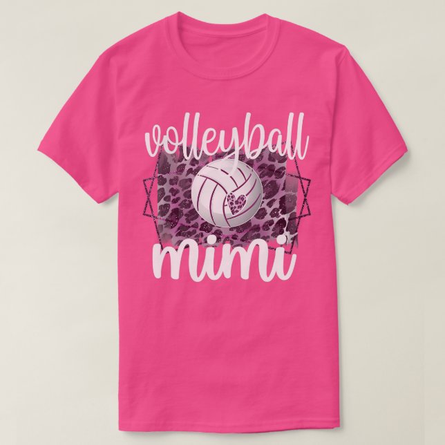 Camiseta Vovô Mimi Avó Do Jogador De Voleibol Mimi (Frente do Design)