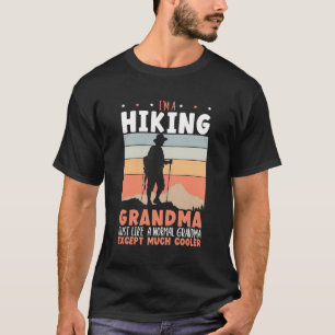 Camiseta Vovó Montanha Subindo Hiker Avó