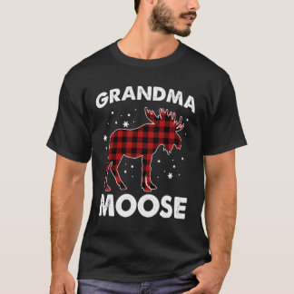 Camiseta Vovó Mose Xadrez Vermelha Buffalo Correspondente F