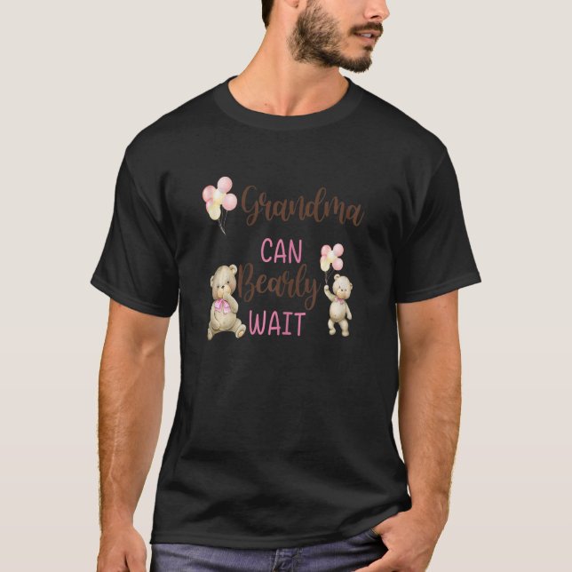 Camiseta Vovó Mulher Podemos Esperar Sexo Neutro B (Frente)