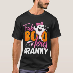 Camiseta Vovó Mulheres do Halloween Fab Boo Lous Premium