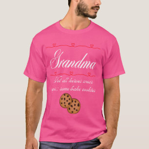 Camiseta Vovó Nem todos os heróis vestem alguns biscoitos a