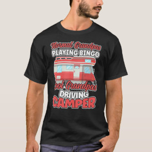 Camiseta Vovô Normal Joga Bingo Legal, Vovô Drive Mot