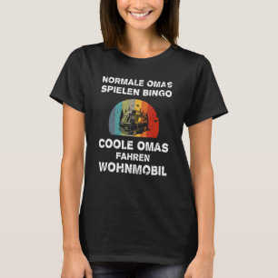Camiseta Vovó Normal Joga Carro Legal Vovó Bingo
