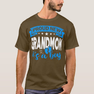 Camiseta Vovó Nova Orgulhosa É Um Menino Sexo Homens Que Ve