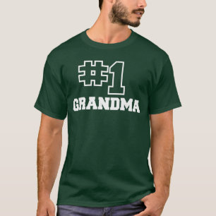 Camiseta Vovó Número Um Avó Nº 1 Mulheres Mães