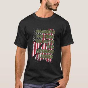 Camiseta Vovô o herói o mito o veterano lenda