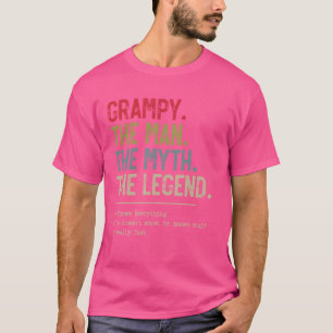 Camiseta Vovô O Homem O Mito A Lenda Ele Sabe Tudo