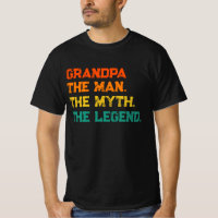 Vovô O Homem O Mito A Lenda T-Shirt