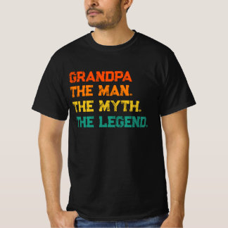 Camiseta Vovô O Homem O Mito A Lenda T-Shirt