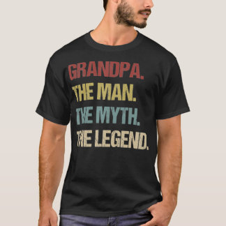 Camiseta Vovô O Homem O Mito A Lenda T-Shirt