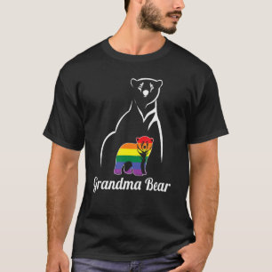 Camiseta Vovó Orgulho gay do Urso Lgbt Avô Lésbico Avô