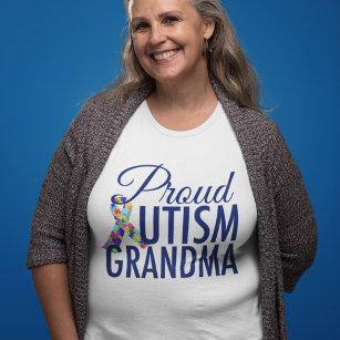 Camiseta Vovó Orgulhosa Autismo