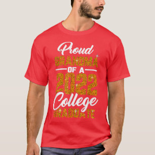 Camiseta Vovó Orgulhosa De Um Colleg De Graduação De Forman