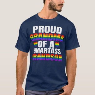 Camiseta Vovó Orgulhosa De Um Filho Gay Smartass Ga Orgulho
