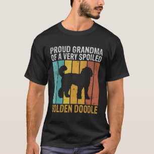 Camiseta Vovó Orgulhosa De Um Ouro De Grã De Arroz Muito Mi