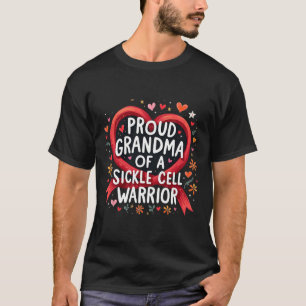 Camiseta Vovó Orgulhosa De Um Sobrevivente De Células Falsi