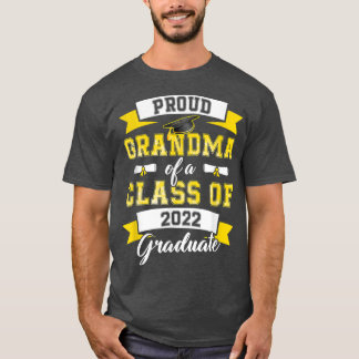 Camiseta Vovó Orgulhosa De Uma Classe Da Escola De Formando
