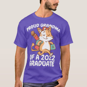 Camiseta Vovó Orgulhosa De Uma Classe De Gato De Formando 2