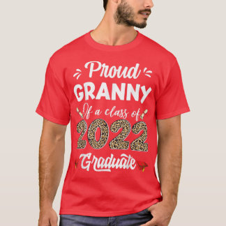 Camiseta Vovó Orgulhosa De Uma Classe De Graduação Do Forma