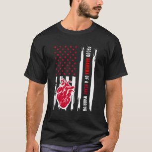 Camiseta Vovó Orgulhosa De Uma Consciência Chd Do Guerreiro