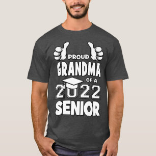 Camiseta Vovó Orgulhosa Do Presente Da Festa de formatura D