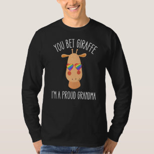 Camiseta Vovó Orgulhosa Eu Amo Meu Avô Gay Lgbtq Você Acred