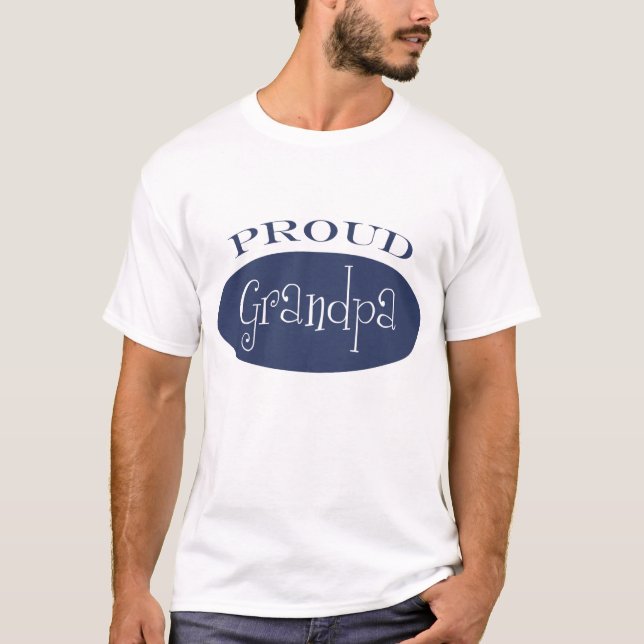 Camiseta vovô orgulhoso (Frente)