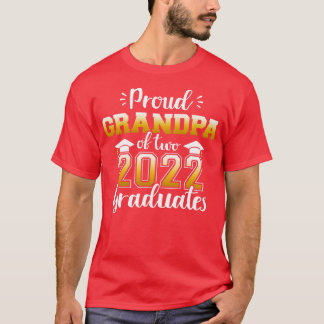 Camiseta Vovô orgulhoso de gêmeos formandos 2022 gr.