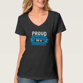 Camiseta Vovô Orgulhoso De Graduação De Formando