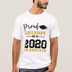 Camiseta Vovô orgulhoso de um Formando de 2020