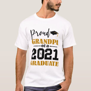 Camiseta Vovô orgulhoso de um Formando de 2021