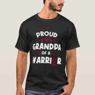 Camiseta Vovô Orgulhoso De Uma Célula Falsiforme Do Guerrei