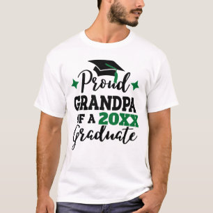Camiseta Vovô orgulhoso do boné verde formando 2022