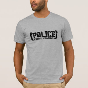 Camiseta Vovô orgulhoso - POLÍCIA esfarrapada