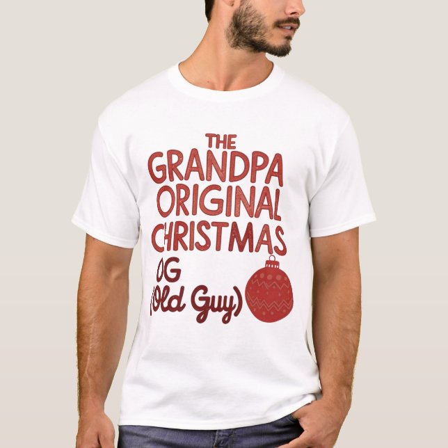 Camiseta Vovô Original de Natal OG (Frente)