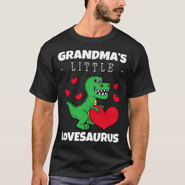 Camiseta Vovó Pequeno Lovesaurus Gallop pônei (Frente)