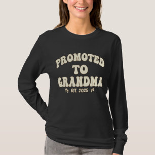 Camiseta Vovó Personalizada Promovida Para A Vovó Est. 2025