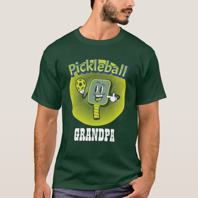 Camiseta Vovô Personalizado Pickleball (Frente)