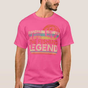 Camiseta Vovô Pescado O Homem A Lenda