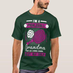 Camiseta Vovó Picleball Como Uma Avó Normal Exceto Wa