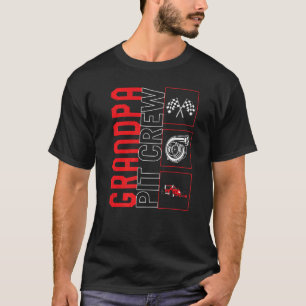 Camiseta Vovô Pit Crew Car Racecar