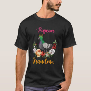 Camiseta Vovó Pombo Flores Pombo Arco Tie Lover Mãe