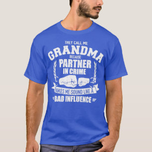 Camiseta Vovó, porque o parceiro do crime parece ruim.