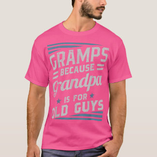 Camiseta Vovô Porque Vovô É Para Caras Velhas Retro G