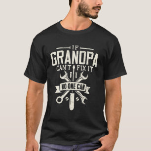 Camiseta Vovô Presente Se Vovô Não Consegue Consertá-Lo Cam