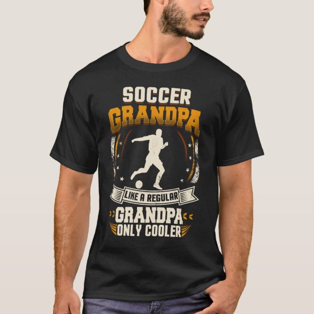 Camiseta Vovô regular do vovô do futebol somente mais (Frente)