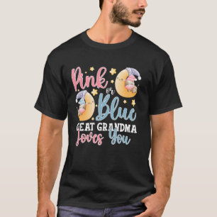 Camiseta Vovó Rosa ou Azul Ama Você Vaca Sonolenta Bebê